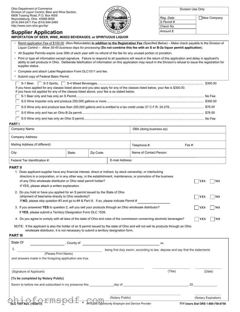 Blank Ohio Dlc 1551 Template