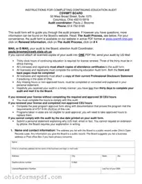 Blank Cswmft Ohio Gov Template