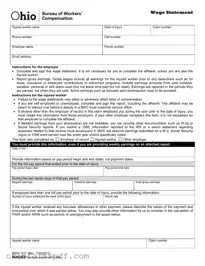 Blank Ohio Bwc 1217 Template
