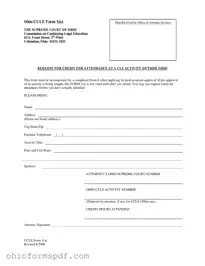 Blank Ohio Ccle 1 A Template