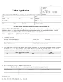 Blank Ohio Drc 2096 Template