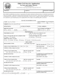 Blank Ohio Gen 4268 Template