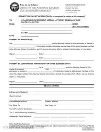 Blank Ohio Payoff Template