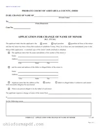Blank Ohio Prb Nc Acnm Template