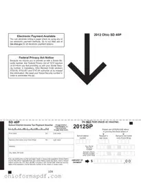 Blank Ohio Sd 40P Template